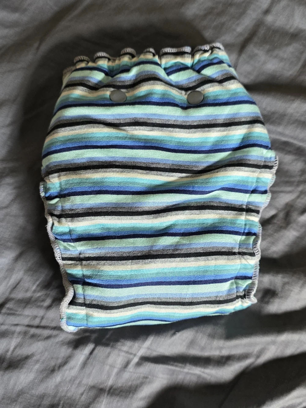 BubuBebe Cloth Diaper Lot of 6 Fitted Diapers w/ 3 Inserts Each Bamboo Velour EU